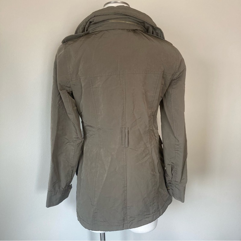 London Fog Heritage Green Utility jacket with Packable Hood Size XS - Picture 2 of 3